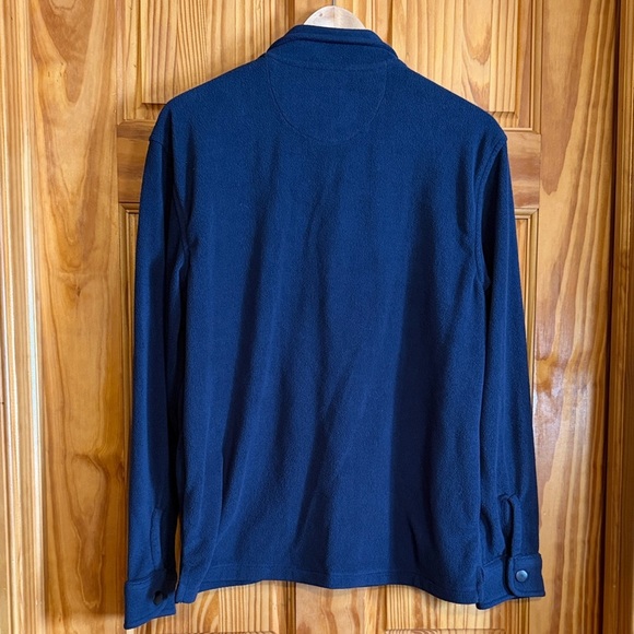 Free Assembly Navy Fleece Shirt Jacket - Picture 8 of 10